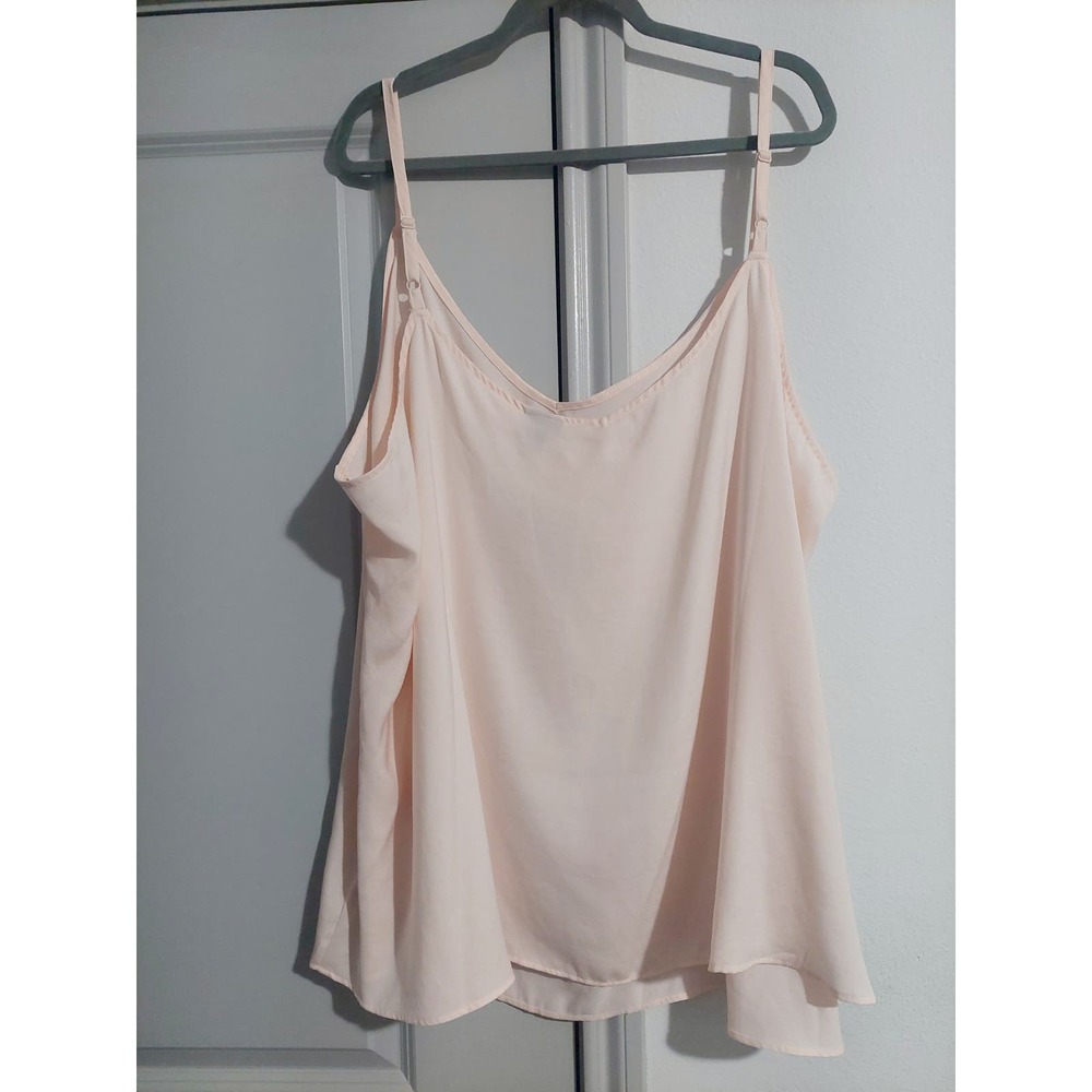 Women's Sophie Peach Blush SL Satin Swing Cami SZ 5X - Picture 7 of 9
